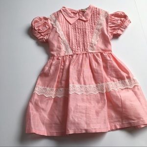 Vintage toddler girl lace 1960s party dress💞